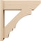 Ekena Millwork 7 1/2-in W x 24-in D x 24-in H Balboa Slat Rough Cedar Woodgrain TimberThane Outlooker, Primed Tan OUTUR075X24X24BOA24RCPR - alternate 3